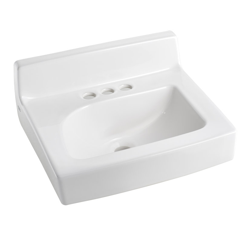 American Standard Penlyn Ceramic 18" Wall Mount Bathroom Sink with